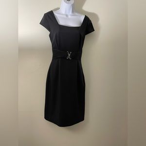 Calvin Klein: classic black dress